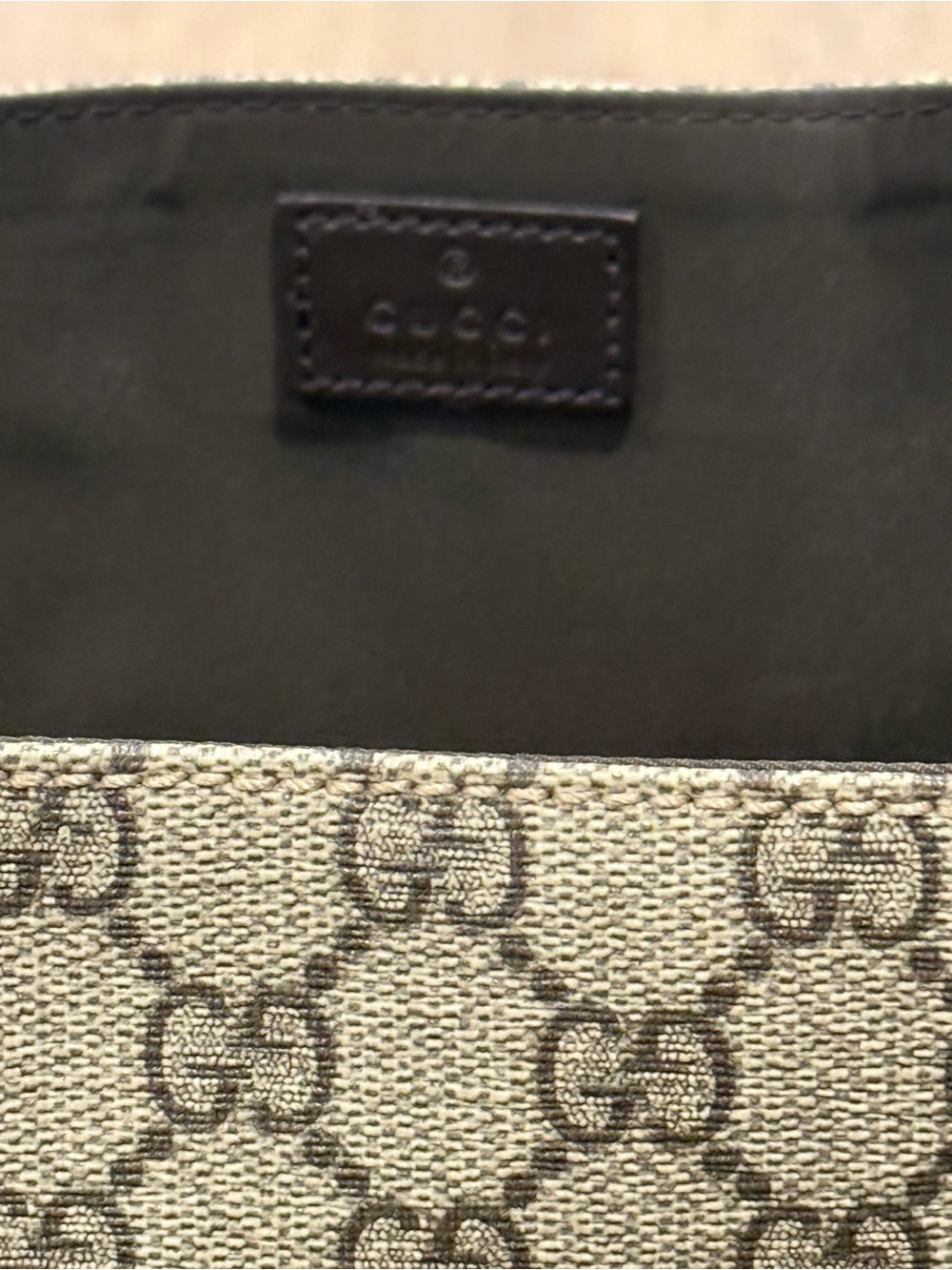Gucci Beige and Brown GG Canvas Baby Bag